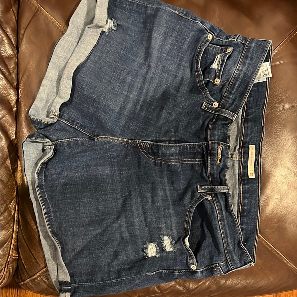 Levi's Dark Blue Denim Shorts